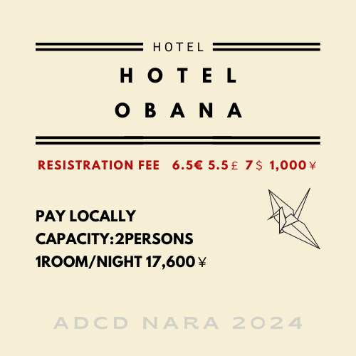 HOTEL OBANA Registration fee