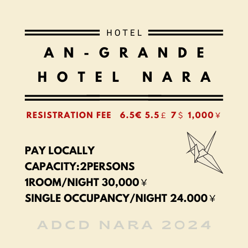 AN-GRANDE HOTEL Nara Registration fee